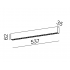 RAFTER points 54 LED 3000K 50° natynkowy biały struktura 40526-M930-WB-00-13
